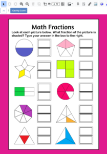 Fraction Practice with Pictures A Canva and TeacherMade Activity